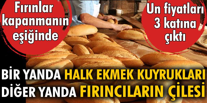 Un fiyatları üç katına çıktı! Fırınlar kapanmanın eşiğinde