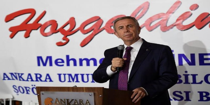 Mansur Yavaş: "Yakında açıklayacağım hepiniz göreceksiniz"