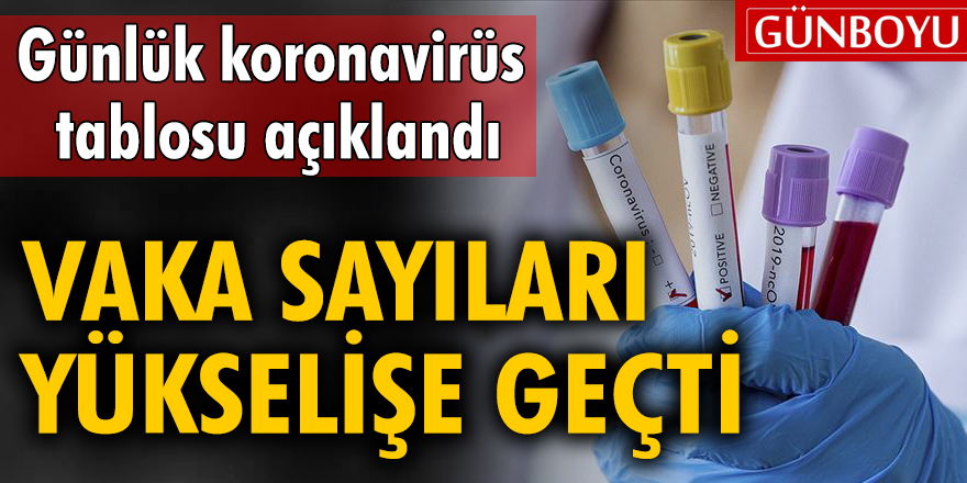 20 Aralık tarihli koronavirüs tablosu açıklandı