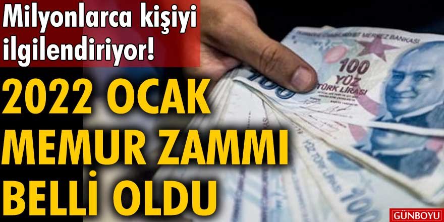 Öğretmen, polis, bekçi, imam, hemşire... Tüm memurlar dikkat! 2022 Ocak memur zammı belli oldu