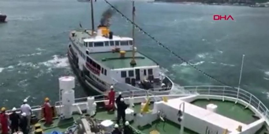 İstanbul- Boğaz'da facianın dönüldüğü anları gemidekiler görüntüledi