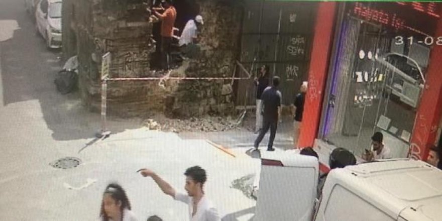 Beyoğlu'nda 4.5 asırlık çeşmeyi böyle yıktılar!