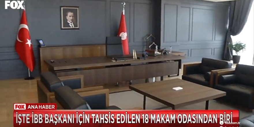 İmamoğlu israfı anlattı...  Başkana özel 18 lüks makam odası
