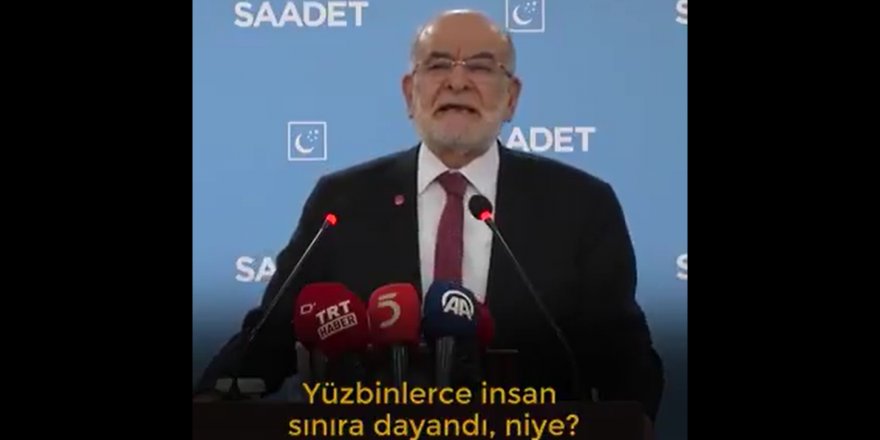 Karamollaoğlu'ndan AKP'ye Orta Doğu tepkisi
