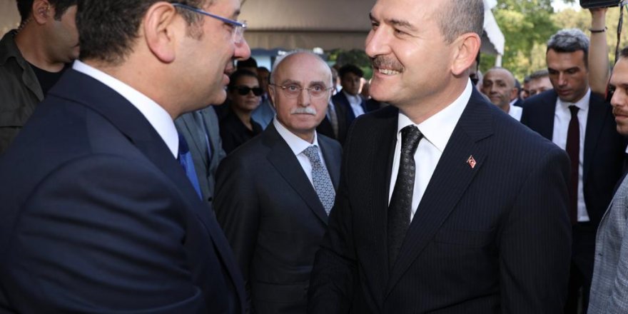 Süleyman Soylu, İmamoğlu ile böyle tokalaştı