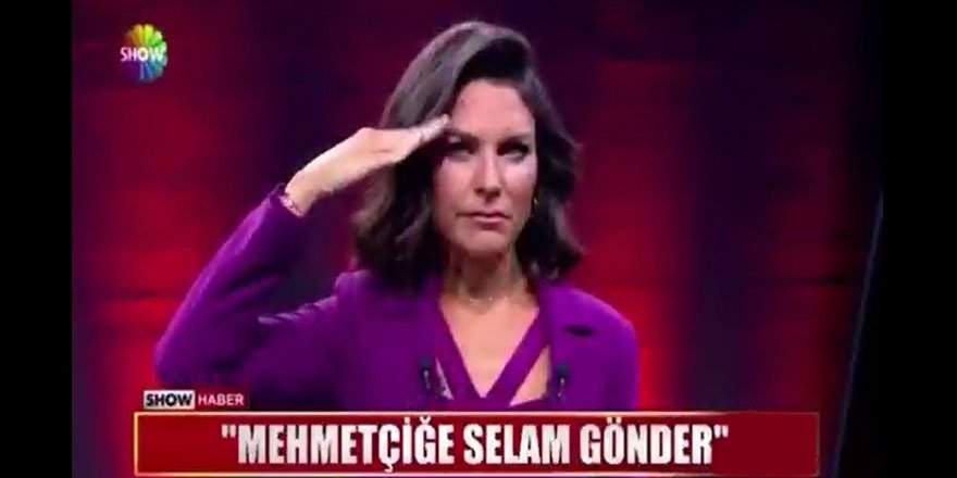 Ece Üner'den canlı yayında asker selamı