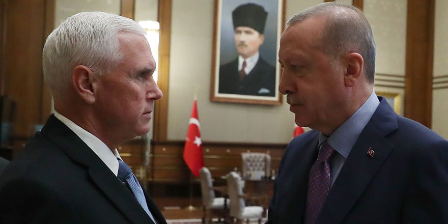Cumhurbaşkanı Erdoğan Pence'yi kabul etti