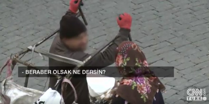 Dilenci kılığına giren CNN Türk muhabirine ahlaksız teklif
