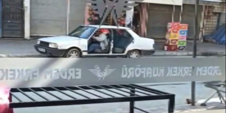 Trafikte şaşkına çeviren görüntü!