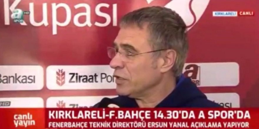 Ersun Yanal'dan A Spor'a tepki