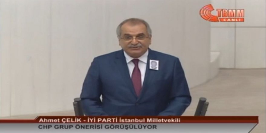 Ahmet Çelik: "Bizim içimiz yanıyor, bunu savunmayın"