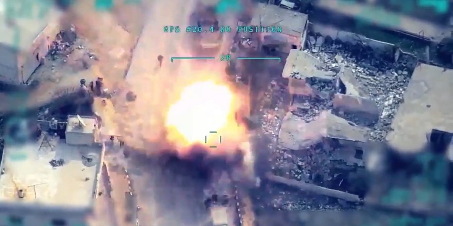 Suriye'de rejim unsurları böyle vuruldu