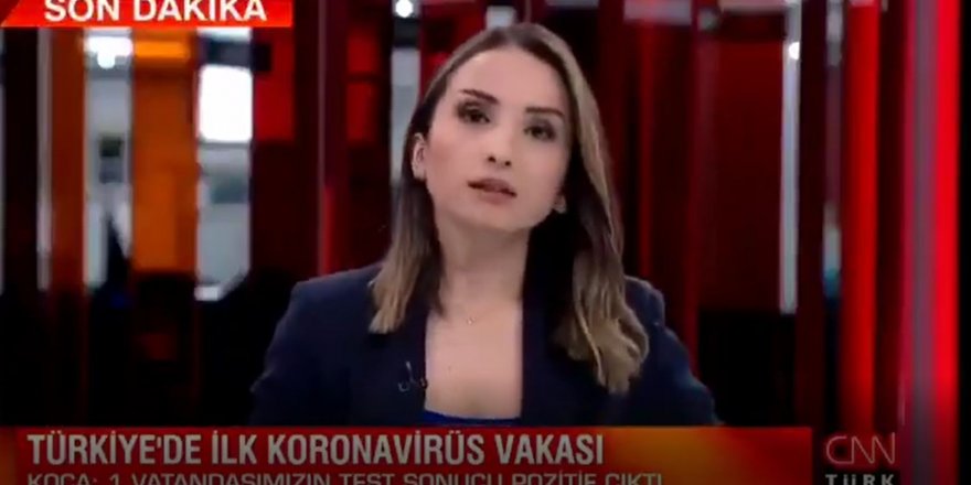 CNN Türk'te corona virüs paniği
