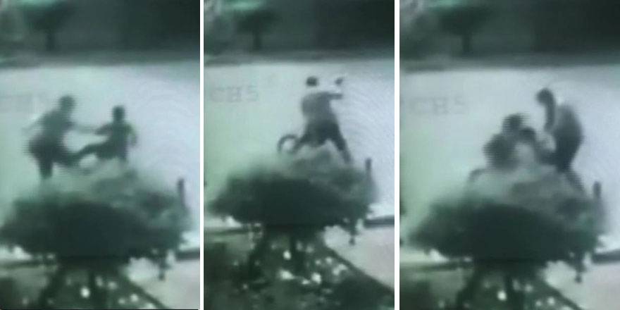 9 yaşındaki çocuğu tekme tokat böyle dövdü
