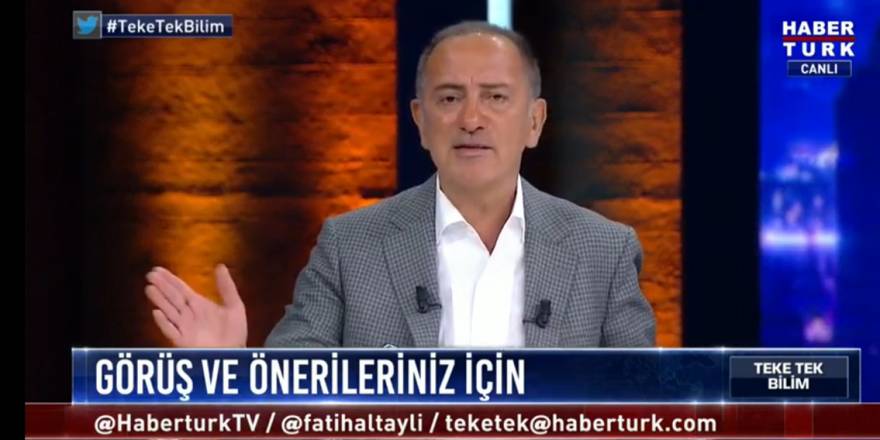 Fatih Altaylı canlı yayında çok sinirlendi