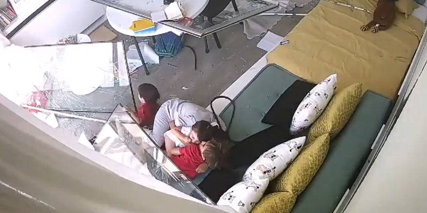 Beyrut'tan yeni görüntüler... Dehşet anları saniye saniye kaydedildi