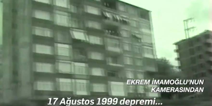 İmamoğlu depremden 2 gün sonra çektiği görüntüleri paylaştı