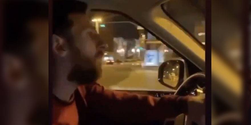 Lionel Messi'nin sosyal medyayı sallayan araba videosu