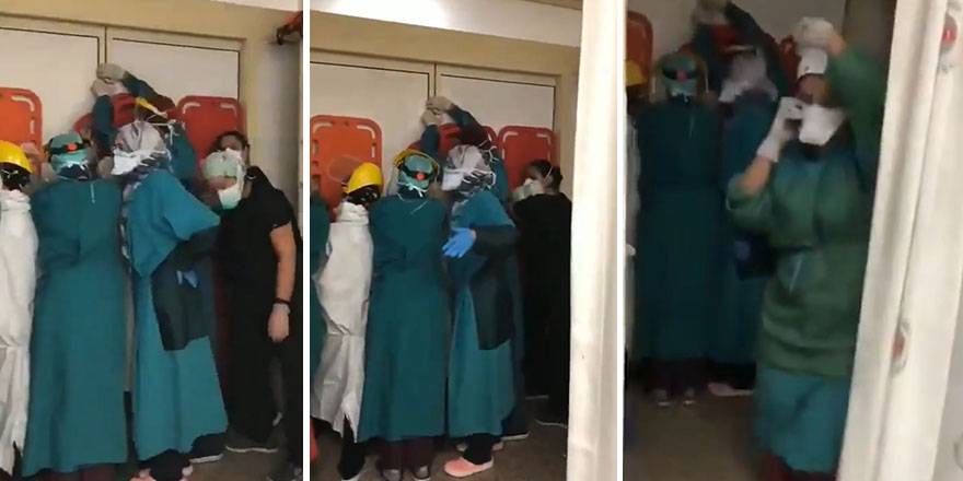 Hastanede skandal görüntüler: Hayatını kaybeden hastanın yakınları hastaneyi bastı