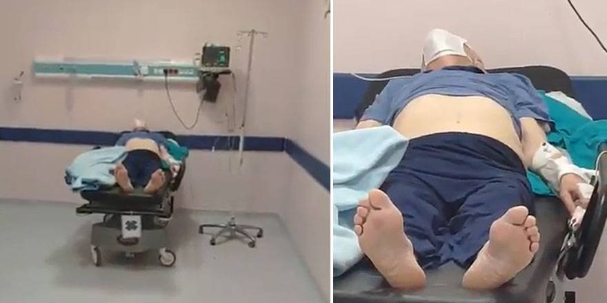 Korona virüs hastasını kaderine terk ettiler