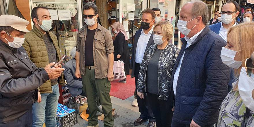 Muharrem İnce, Horasanlı çiftçiyle dertleşti