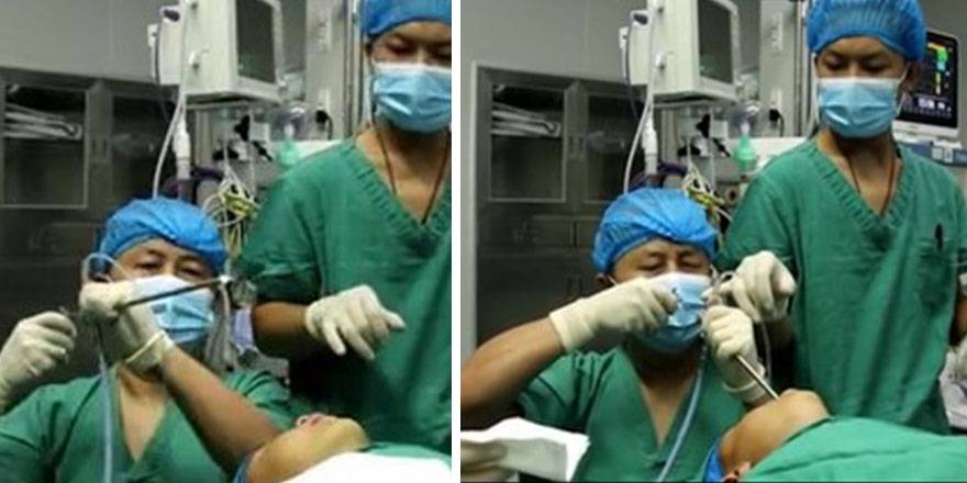 Çin'de 5 yaşındaki çocuğun boğazından çıkan şaşırttı!