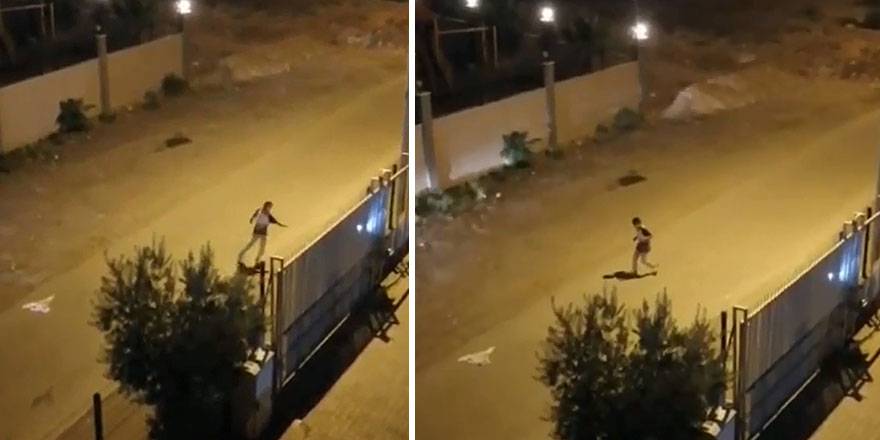 Antalya'da gece yarısı garip olay