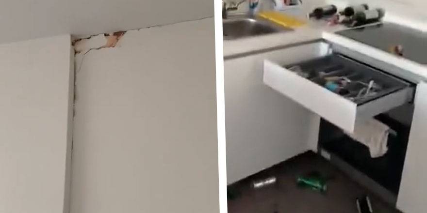 Genç kadın şok görüntüleri paylaştı