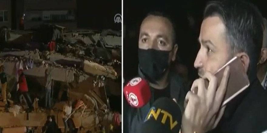 Bakan Pakdemirli İzmir’de enkaz altındaki bir kadınla konuştu