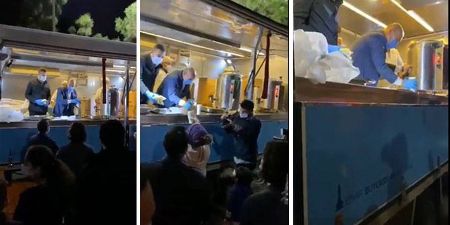 Tunç Soyer çorba dağıttı! Kaymakam...