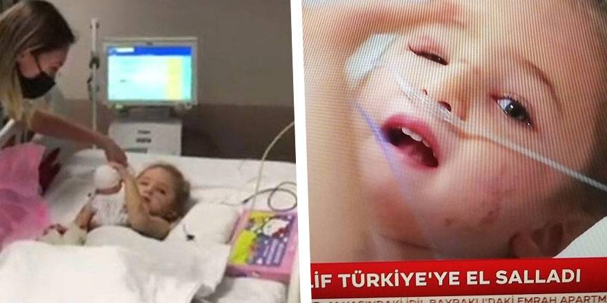 Türkiye'nin ağladığı Elif bebekten ilk görüntü