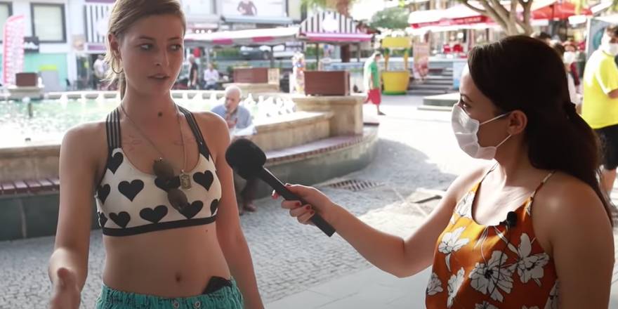 İmam Hatip mezunu kadının olay röportajı