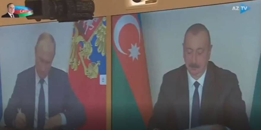 Putin ile Aliyev imzaları attı