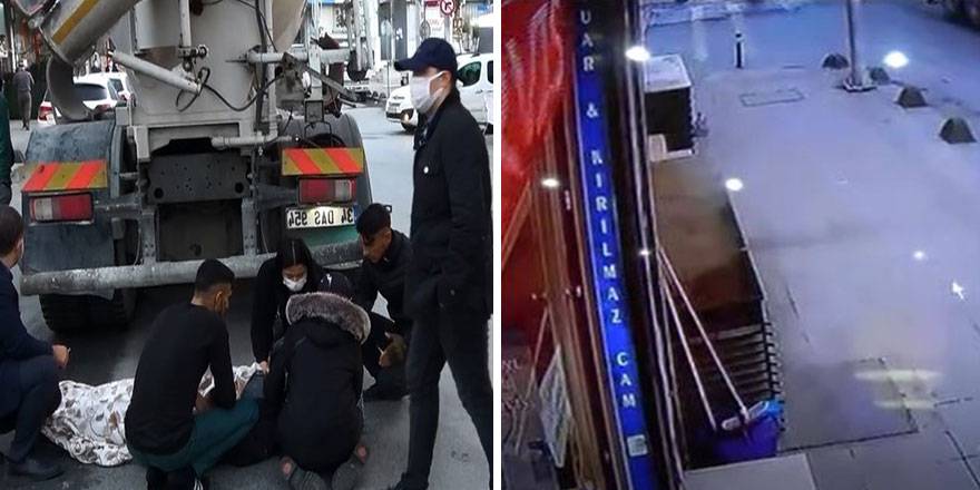 Sultangazi'de beton mikseri engelli genci ezdi