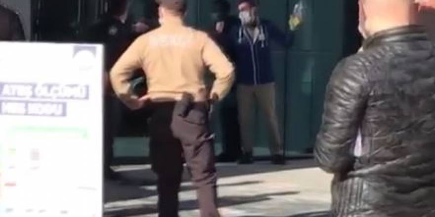 Trabzon'da kendini yakmaya çalıştı