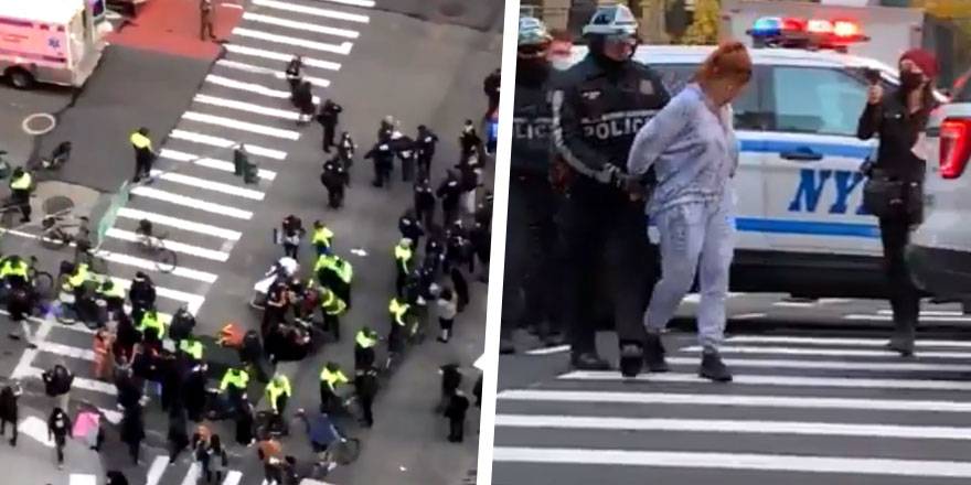 ABD'de gösteriye katılanlara araç çarptı!