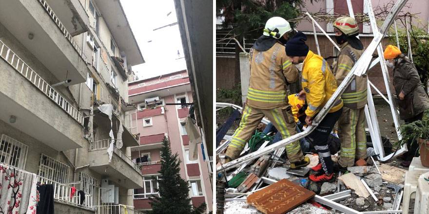 Avcılar'da balkon çöktü!