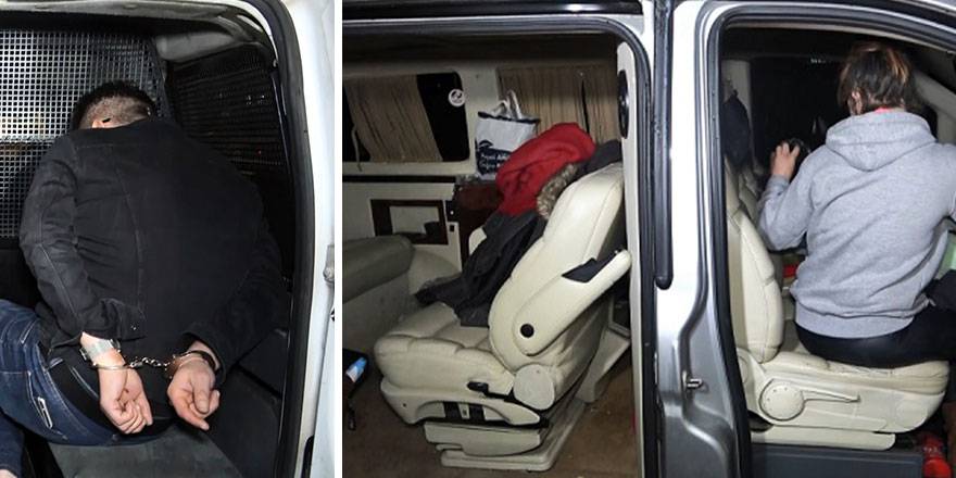 Eskişehir'de VIP araçta şoke eden görüntüler!