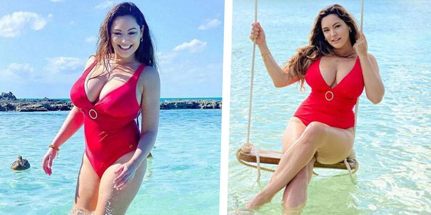 Kelly Brook'tan Noel striptizi