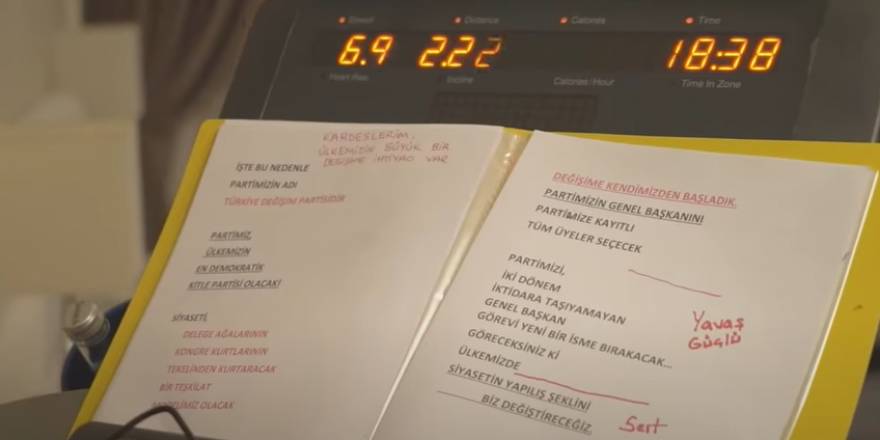 Mustafa Sarıgül evin içinde montla koşuyor