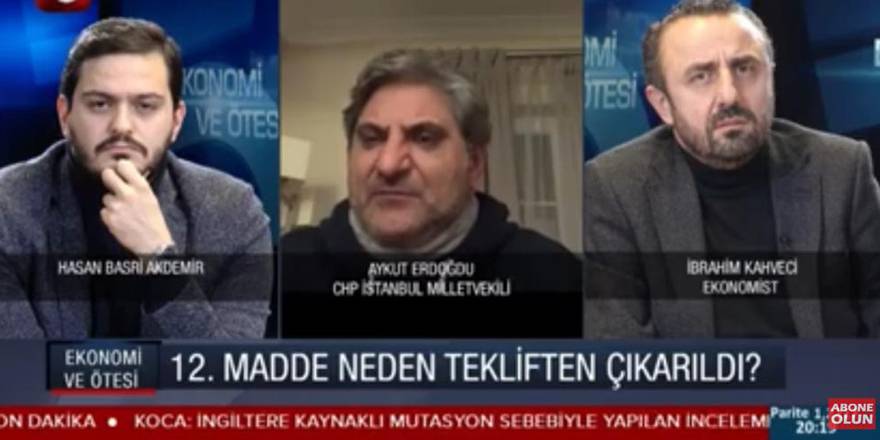 CHP'li Erdoğdu'dan Siyasi Etik Yasası açıklaması