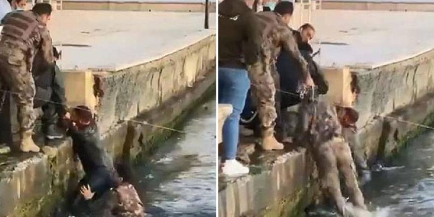 Beşiktaş'ta boğulmakta olan turisti Özel Harekat polisi kurtardı
