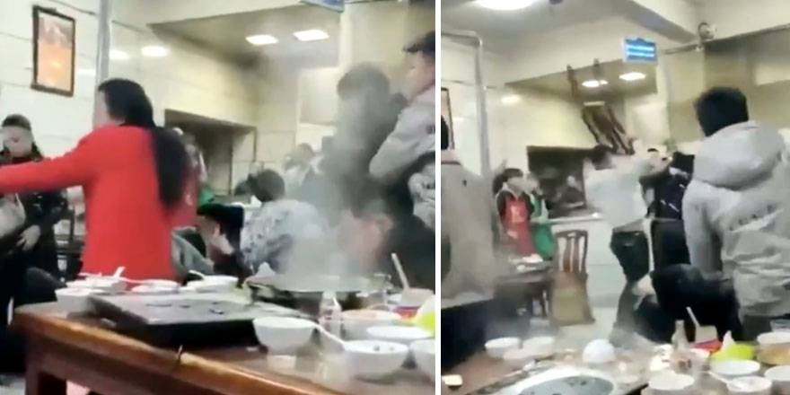 Çorbacıda kavga! Sandalyeler havada uçuştu