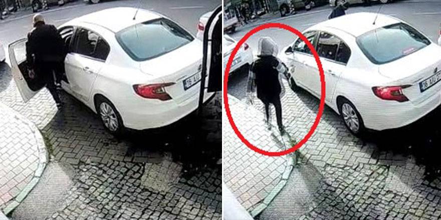 Arabasında otururken dehşeti yaşadı!