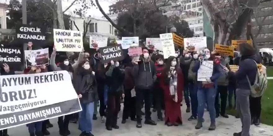 Rektör protestoları Mimar Sinan Üniversitesi'ne sıçradı