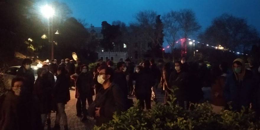 Boğaziçi Üniversitesi'nde eylem