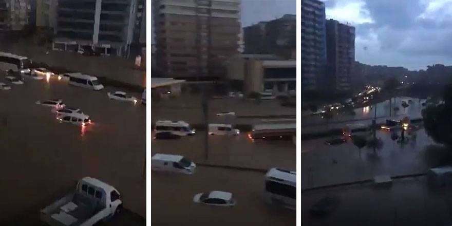İzmir'de sağanak hayatı felç etti