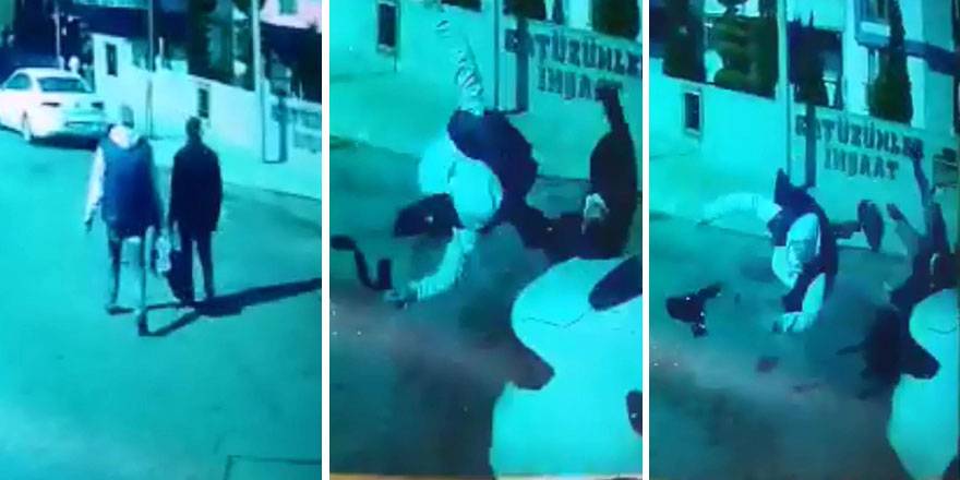 Otomobilin çarptığı 2 yaya yolsa savruldu!