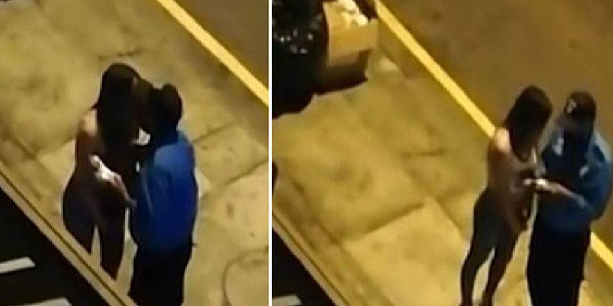 Yasağı delen kadına ceza yerine öpücük