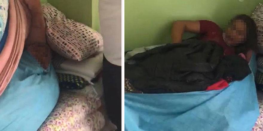 Hurç içinde yakalanan çete üyesinden polise trip